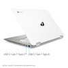 HP Chromebook X360 14 Inch HD Touchscreen Laptop Intel N5030 4GB 128GB