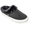 Minnetonka Women's Windy Casual Suede Slip-On Sneakers Charcoal Size 8 New