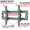 Husky Mounts Tilting Bracket Wall Mount Fits Most 37" - 90" Flat Screens