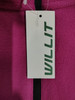 WILLIT FLEECE DRESS SWEATSHIRT THERMAL LONG PULLOVER SIZE: WOMEN XL - ROSE PINK