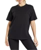 GALACY BY HARVIC BLUE ICE LOOSE FIT SHORT SLEEVE - SIZE: WOMEN 3XL - BLACK