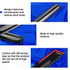 DOLKSN Outside Mount Window Visor Deflectors Rain Guards 94293 - Smoke Black