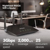 NETGEAR NIGHTHAWK WIFI 6 ROUTER RAX36 AX3000 3 GBPS WIRELESS SPEED - BLACK