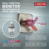 DELTA 17 SERIES DUAL-FUNCTION THERMOSTATIC FAUCET MATTE BLACK T17T445-BL
