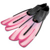 Cressi Adult Snorkeling Fins Self-Adjustable Comfortable Full Foot, Agua - Pink New
