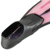 Cressi Adult Snorkeling Fins Self-Adjustable Comfortable Full Foot, Agua - Pink New