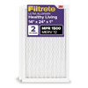 Filtrete 14" x 24" x 1" Air Filter MERV 12 MPR 1500 2 HVAC Filters Bacteria New
