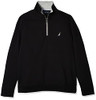 B07F6RS5R3 Nautica Men's Solid 1/4 Zip Fleece Sweatshirt True Black XL New