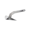 Norestar Stainless Steel Wing Boat Anchor Delta Style Plow Anchor 22 lbs Silver New