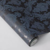 Tempaper Textured Black Damsel Removable Peel and Stick Damask Wallpaper New
