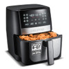 Gourmia 8 Qt Digital Air Fryer GAF826 XL Capacity 12 One-Touch Presets -Black New