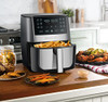 Gourmia 8 Qt Digital Air Fryer GAF826 XL Capacity 12 One-Touch Presets -Black New