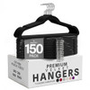 Utopia Home Velvet Hangers, Black, 150 Pack - B07SN3H5S7 New