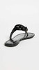 50008647 Tory Burch Women Miller Sandals Perfect Black Patent Size 7.5