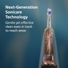 PHILIPS SONICARE 6500 RECHARGEABLE ELECTRIC TOOTHBRUSH, 2 HEADS HX7411/08 BLACK New