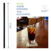Aardvark 61520099 7.75" Black Jumbo Paper Straws 4,800 ct New