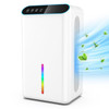 BOGLVR DEHUMIDIFIER HOME 800 SQ.FT AUTO SHUT-OFF,QUIET DUAL-CORE DESIGN - WHITE