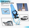 GENERIC WINTER ANTI SLIP WALKING STICK SNOWSHOES SIZE 30" X 30" X 8", BLUE/WHITE