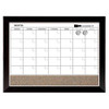 Quartet Magnetic Calendar Combo Corkboard 79259 - Frame Color Will Vary New