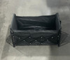 FOLDING WAGON CART WITH DETACHABLE WHEELS [H: 18IN, W: 26IN, D: 16.5IN] - BLACK