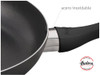 HUDSON 12.6 inch Aluminum Press Wok Pan, Black Nonstick, Classic Line - NEW New