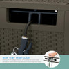 Suncast 175 ft. Wicker Style Hose Hideaway with Hose Guide, Java New