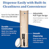San Jamar Pull-Type Cup Dispenser Fits 6-12 Oz Flat, 4.5-7 Oz Cones (Case of 6) New
