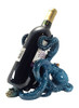 Blue Octopus Wine Bottle Holder 7.5 Tall New