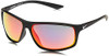 NIKE ADRENALINE M SUNGLASSES, GREY/INFRARED MIRROR, 66MM, MATTE BLACK/WHITE