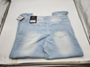 CoverGirl Slim-Fit Collection VIP Ripped Distressed Denim Size: 20W Faded Wash