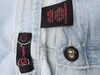 CoverGirl Slim-Fit Collection VIP Ripped Distressed Denim Size: 20W Faded Wash