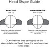 GLX GX11 Compact Full Face Motorcycle Helmet w/ Tinted Visor DOT - Black New