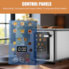 WHALL Touch Screen Toaster 2 Slice Stainless Steel Digital Timer Toasters New