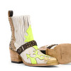 Mezcalero White Leather Ankle Boots Women vintage finish Size: 6 - Dudi Green New