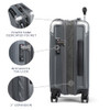 TRAVELPRO PLATINUM ELITE HARDSIDE CARRY-ON LUGGAGE, GRAY, 20-INCH - VINTAGE GRAY New
