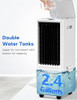 SKYICE 3-IN-1 Windowless Swamp Cooler, Air Conditioner Portable Room - White New