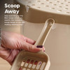 IRIS USA Large Top Entry Cat Litter Box Hooded Privacy B076YR7VT2 - Beige New