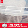 IRIS USA 20-Pack 6 Qt Storage Bins with Lids, Clear, Stackable B07DFBSTFR New