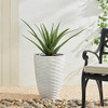 Glitzhome Oversized Planters Set of 2,Tall Flower Pots with Drainage Hole,19" H New