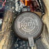Rome's Round Pie Iron with Steel and Wood Handles New