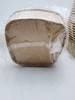 S. Dawezo 34 oz Kraft Paper Food Containers W/Lids 50 Pack - Natural Paper/Clear New