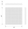 EZ Acoustics 12 Pack EZ Foam Pyramidal High-Performing Panels - Garnet New