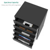 YITAHOME 5 Drawer Chest Mobile File Cabinet with Wheels Home Office - Black New