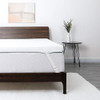 B08F9VD9K7 Mattress Topper 4" Memory Foam Bamboo Washable Cooling Cover New