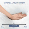 B08F9VD9K7 Mattress Topper 4" Memory Foam Bamboo Washable Cooling Cover New