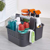 Copco Basics Bath and Cleaning Caddy, Charcoal Gray New