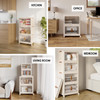 HEARTH & HARBOR 3 PACK STACKABLE STORAGE BINS WITH LIDS 21 GAL 84.5 QT - WHITE
