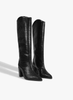 SCHUTZ WOMEN'S MARYANA BLOCK BOOTS MEDIUM US - SIZE: WOMEN 7.5 - BLACK New
