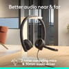 LOGITECH USB HEADSET MICROPHONE PC AND MAC USB-A WIRED HEADSET - BLACK