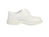 Lito Boys Matte Dress Shoes w/Velcro Strap, White, Size 6 Big Kid New